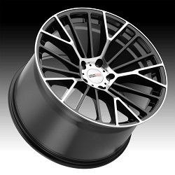 Cray Astoria Machined Black Custom Corvette Wheels 2